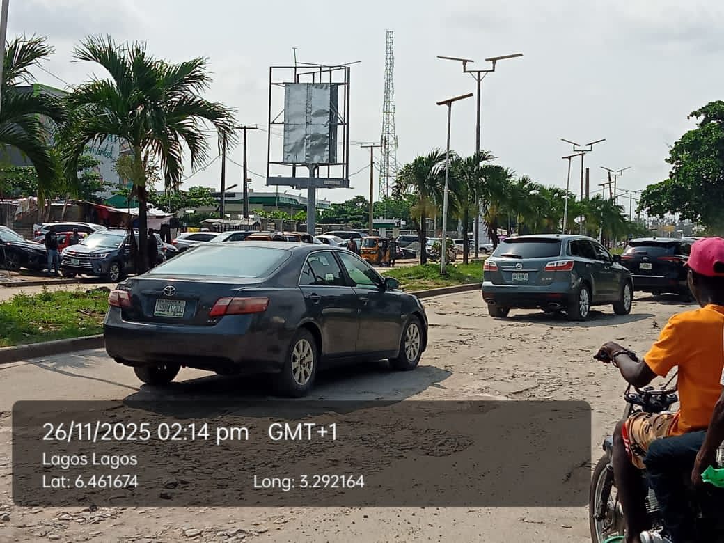 Portrait Billboard 2nd Avenue 203 Road Adjacent Festac Immigration Passport, lagos