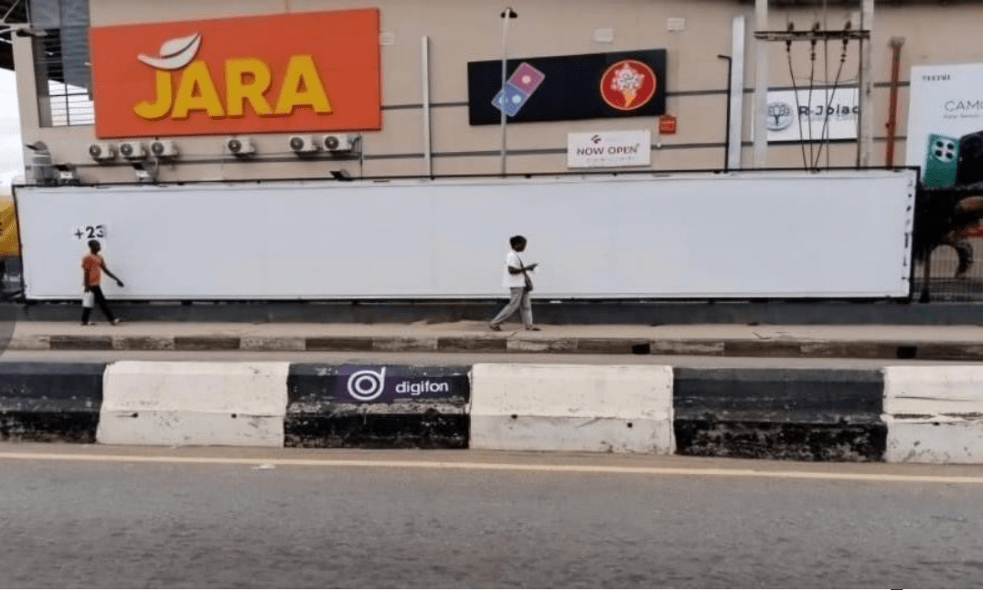 Wall Panel Billboard Simbiat Abiola Way, Computer Village, Ikoyi, Lagos.