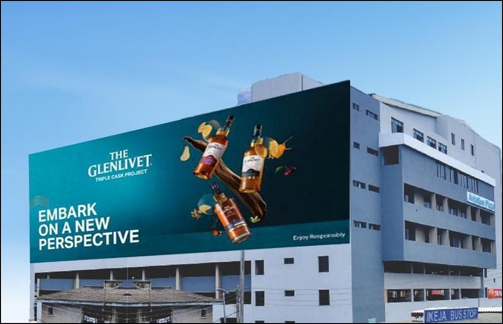 Walldrape Billboard Aviation Plaza, Ikeja, Lagos