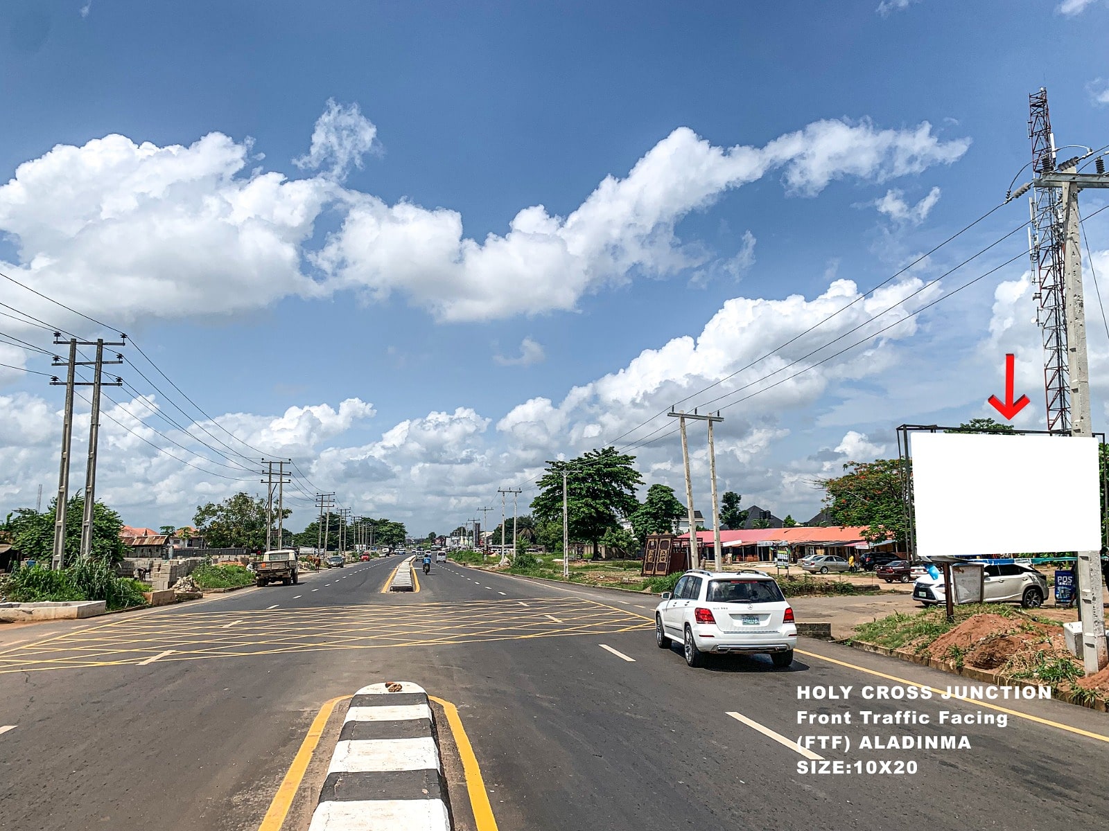 48 sheets Billboard Aladinma Layout by Holy Cross Catholic Church Owerri, Imo State.