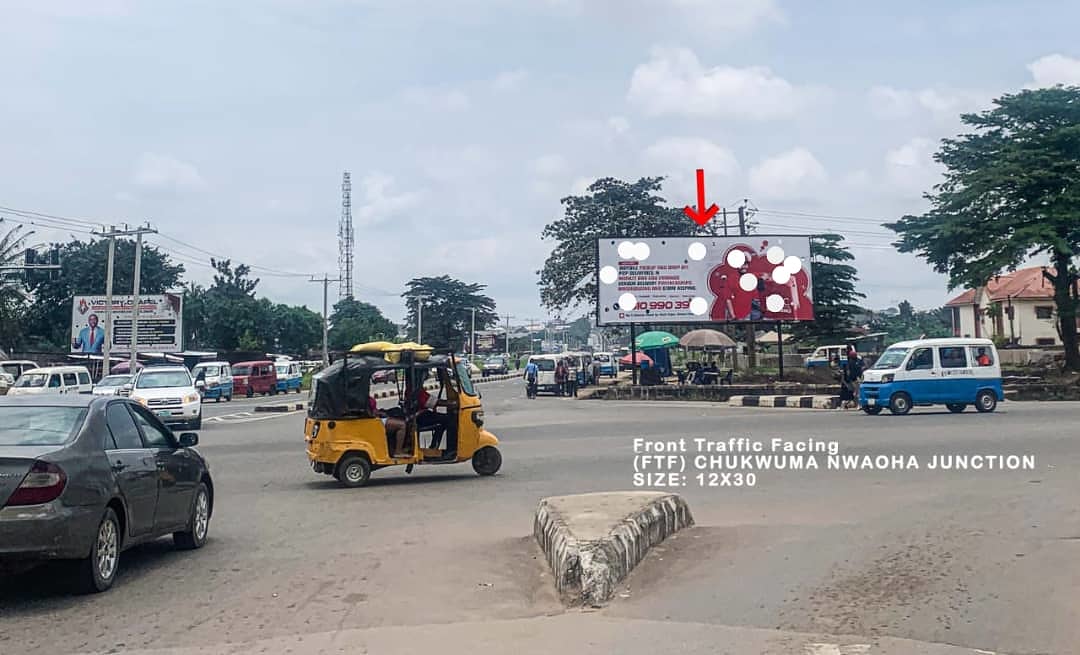 48 Sheets Billboard MCC Road by Chukwuma Nwoha junction, Owerri, Imo State.