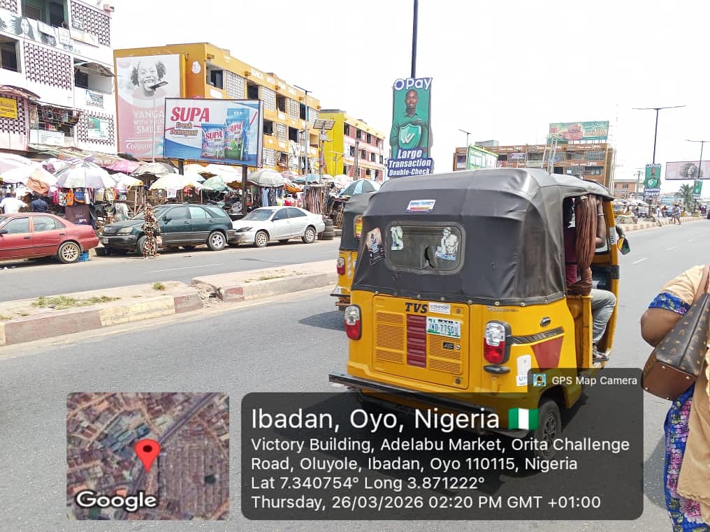 48 Sheets Billboard challenge new garage road, by Adelabu market, Ibadan, Oyo State