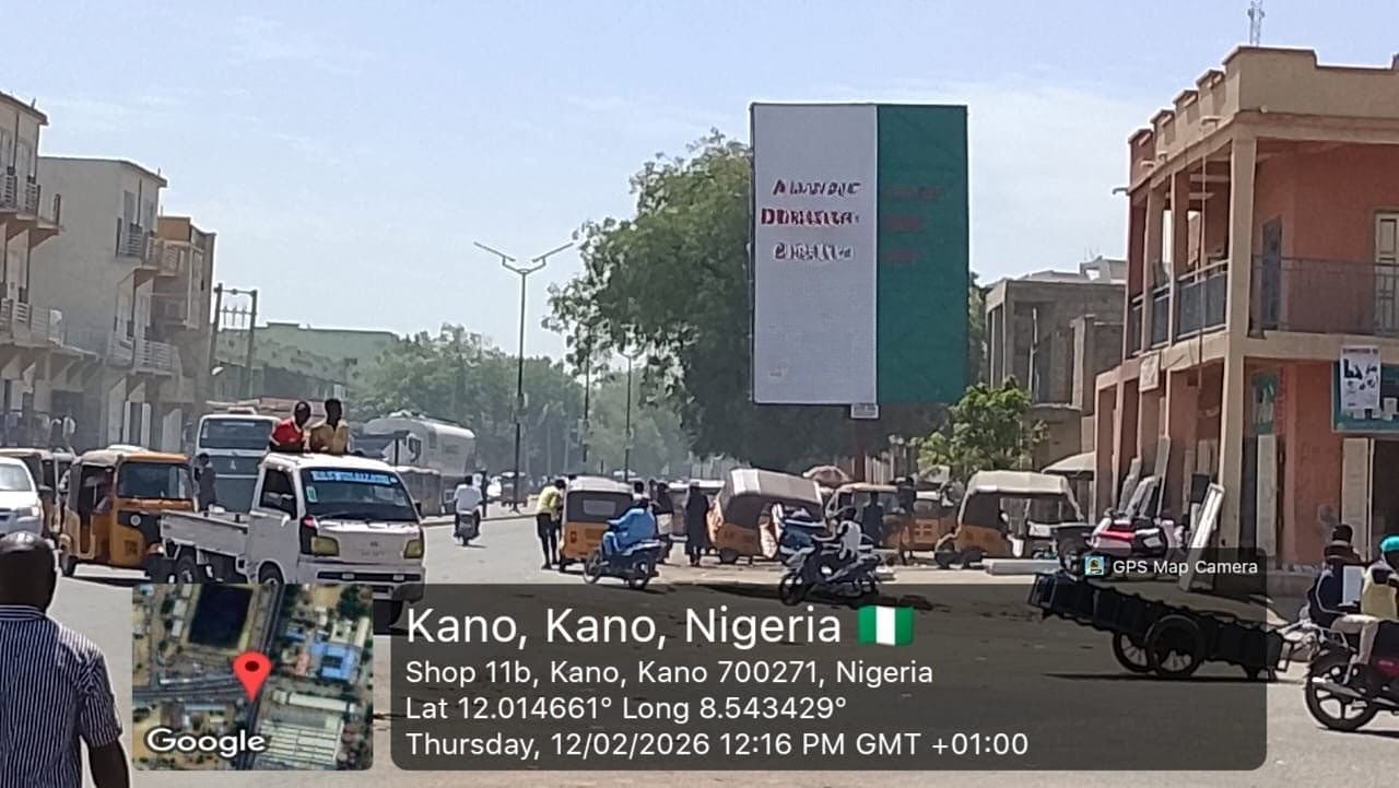 Portrait Billboard Airport road, off France road, Kano state