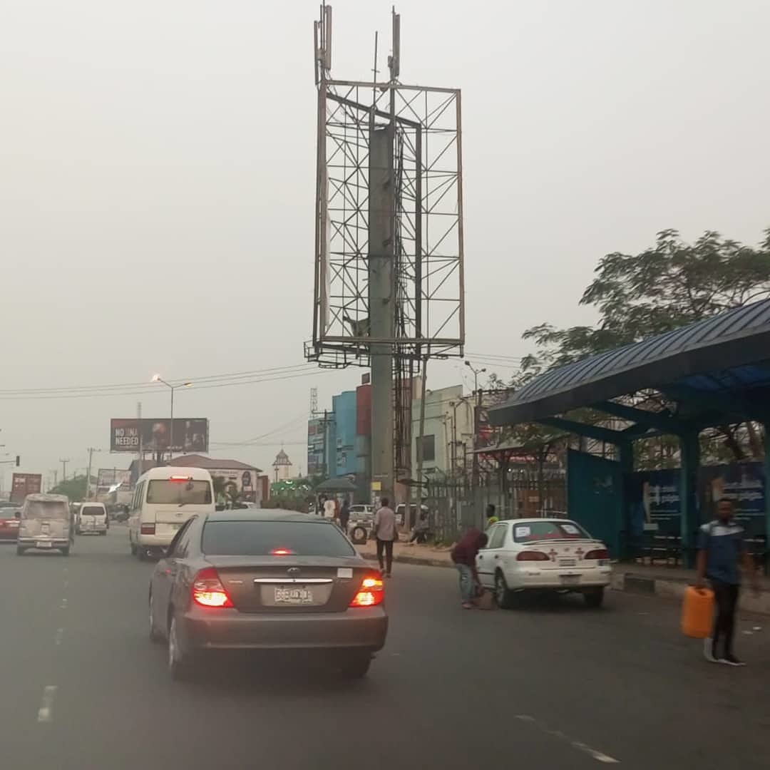 Portrait billboard, Along Aba Road by Airforce Junction, Port Harcourt Rivers state