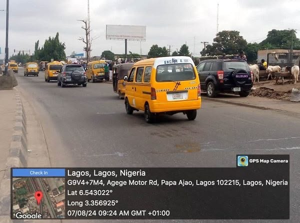 Unipole Billboard Ilupeju bypass by Coca cola deport, Agege Motor road, Lagos