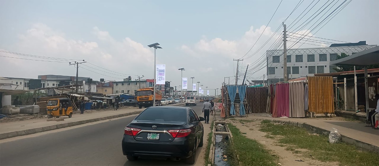 Lamppoles Grocery Bazaar Bus Stop to Blenco, Addo Road, Ajah, Lagos