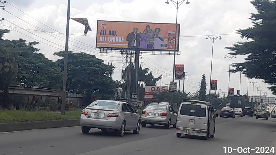 Unipole Billboard Airport off Aba Road By Arik Gate Port Harcourt, River State