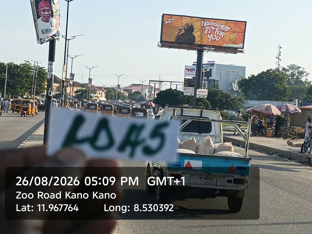 Unipole Billboard Western Byepass Road OPP Gidanrogi off Buhari Flyover, Kano State
