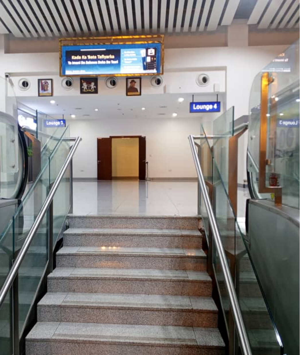 LED Billboard Premium Lounge Entrance Boarding/Screening Area, Lagos