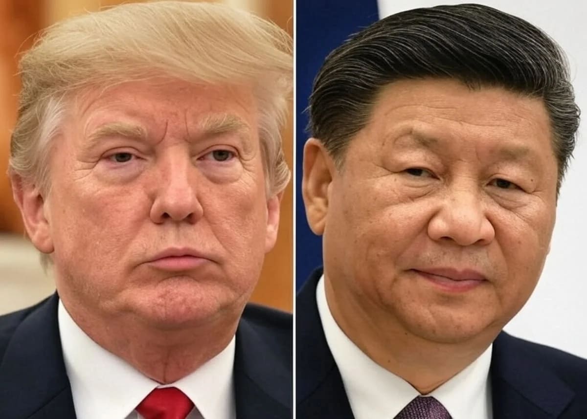 Retratos de Donald Trump y Xi Jinping, protagonistas del recrudecimiento de la guerra comercial