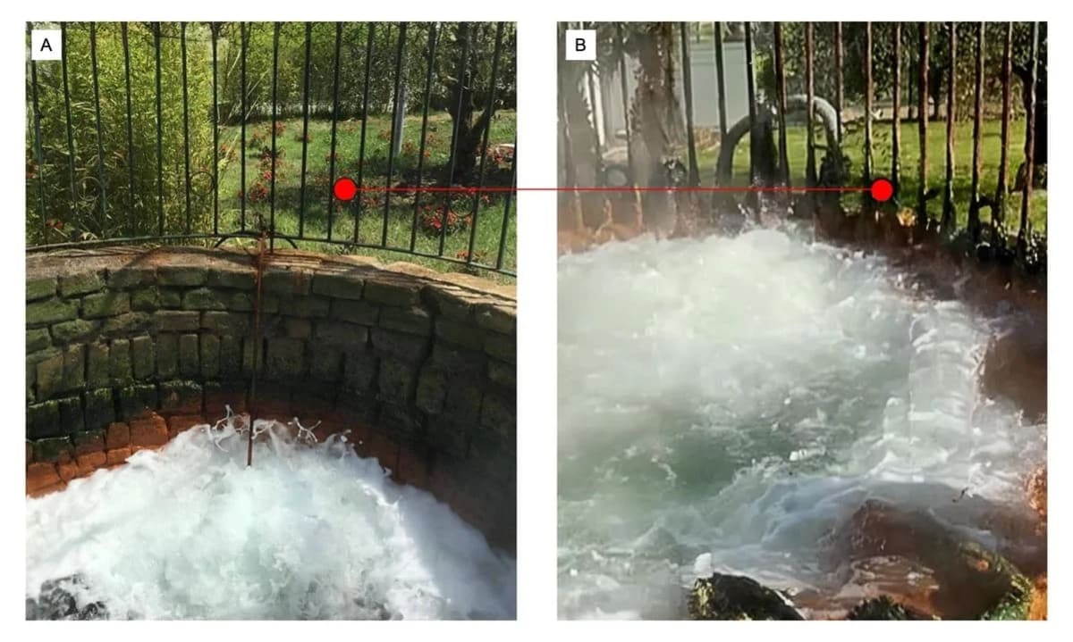 Comparación de presión en pozo geotérmico de Campi Flegrei entre 2018 y 2024