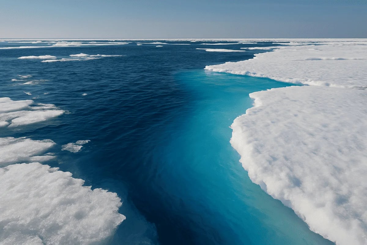Deshielo Ártico y cambio espectral submarino