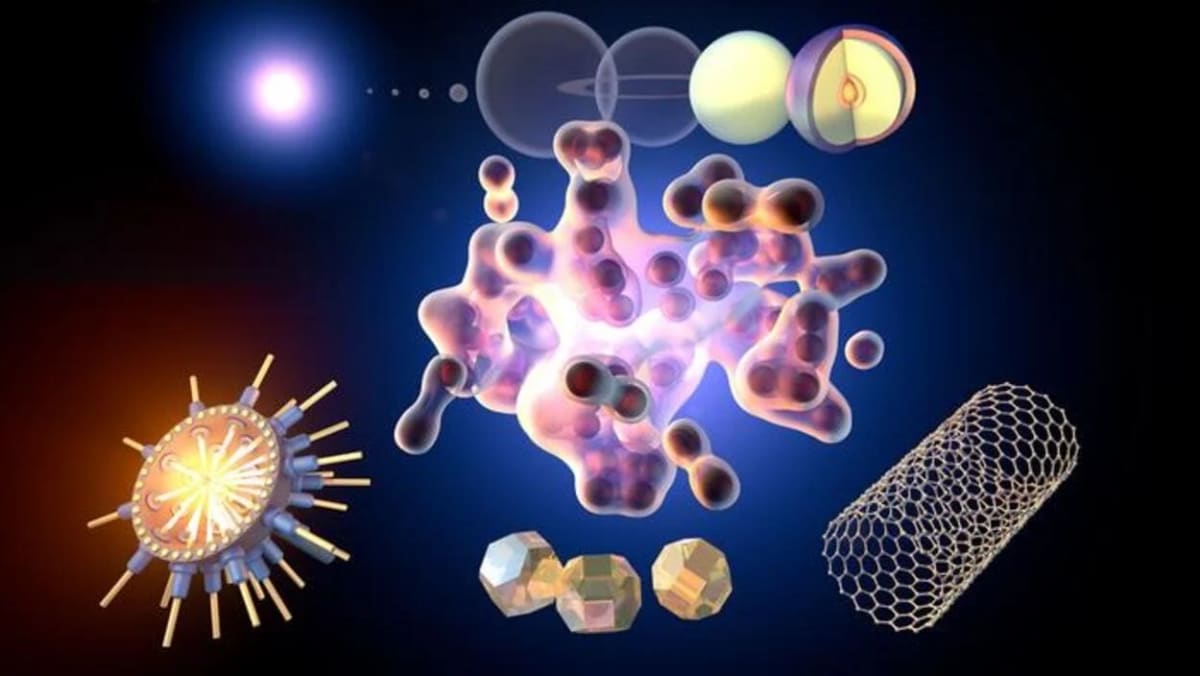 Representación visual del experimento que permitió medir carbono líquido por primera vez mediante láseres de alta energía y rayos X ultracortos.