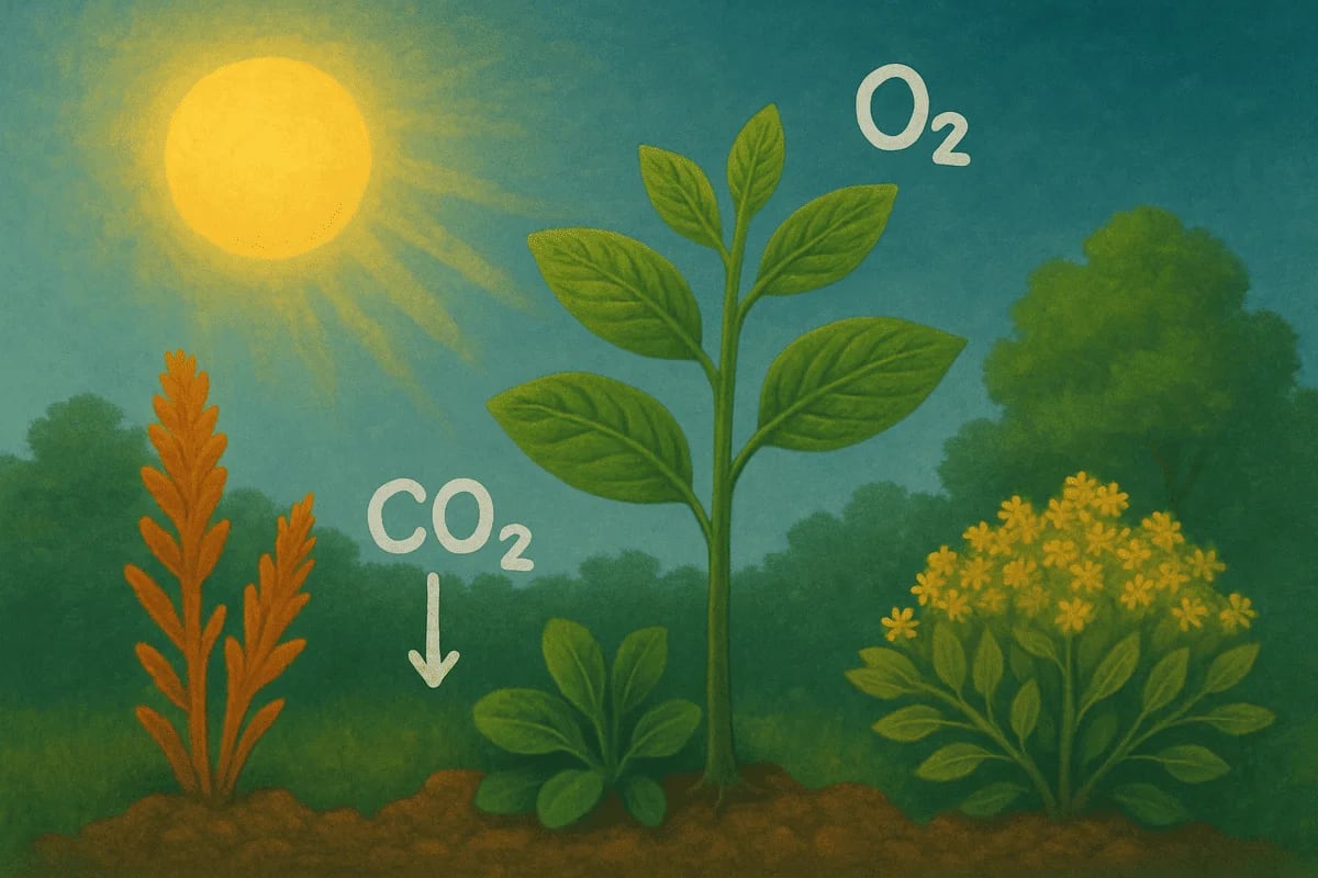 Proceso de fotosíntesis