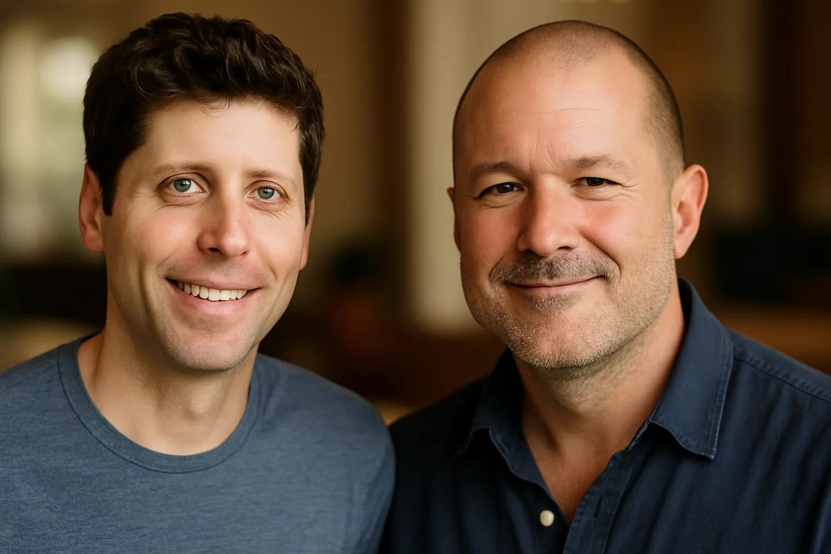 Sam Altman y Jony Ive juntos, alianza en innovación tecnológica