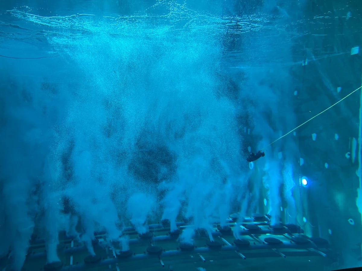 Banco de pruebas avanzado para agitadores en planta de tratamiento de aguas