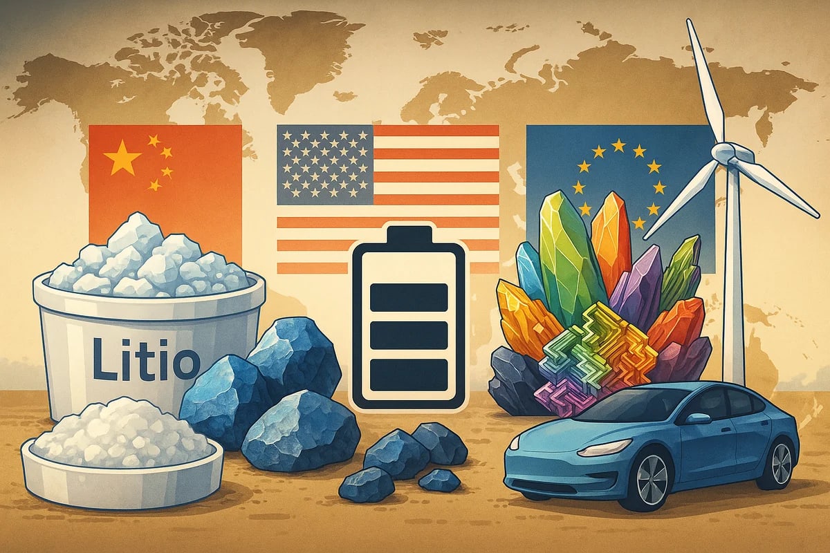 Litio, cobalto y tierras raras en la nueva geopolítica mundial