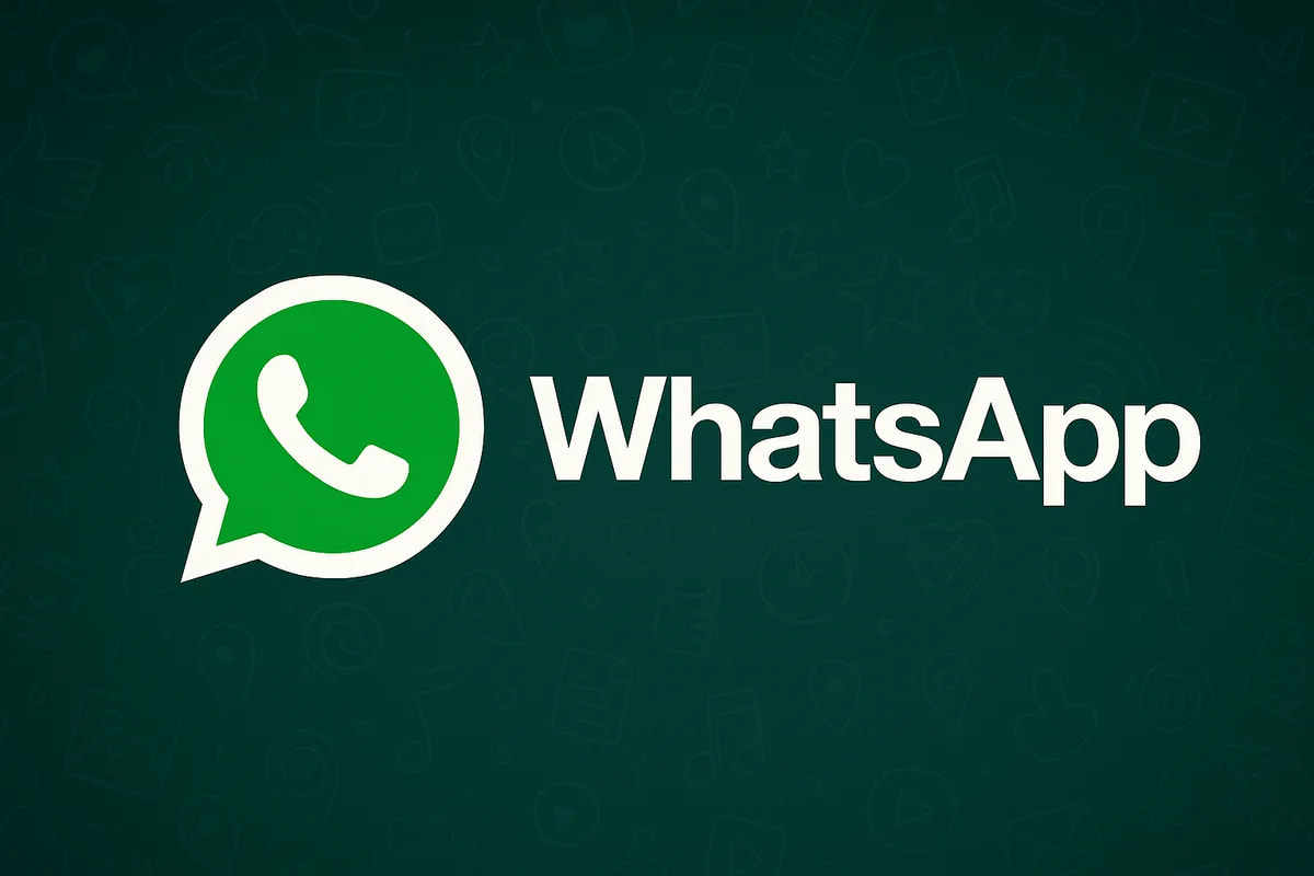Logo de WhatsApp sobre fondo verde