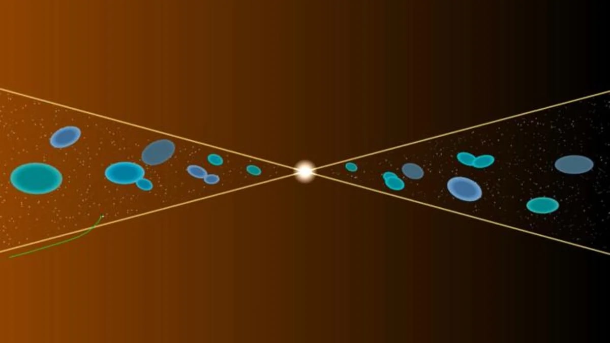 Trayectoria de la sonda Parker de la NASA cruzando regiones de reconexión magnética cerca del Sol, con islas magnéticas y partículas aceleradas.