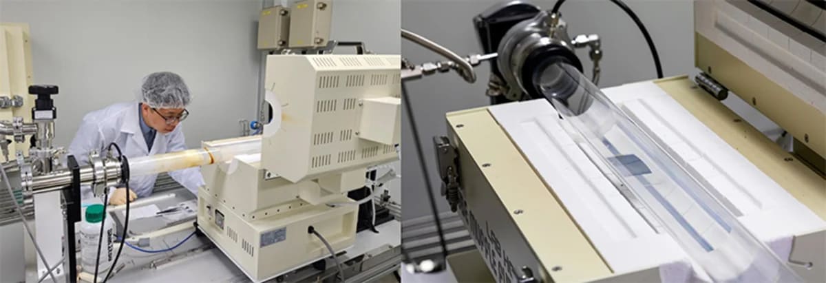 Dong-Beom Seo con equipo MOCVD