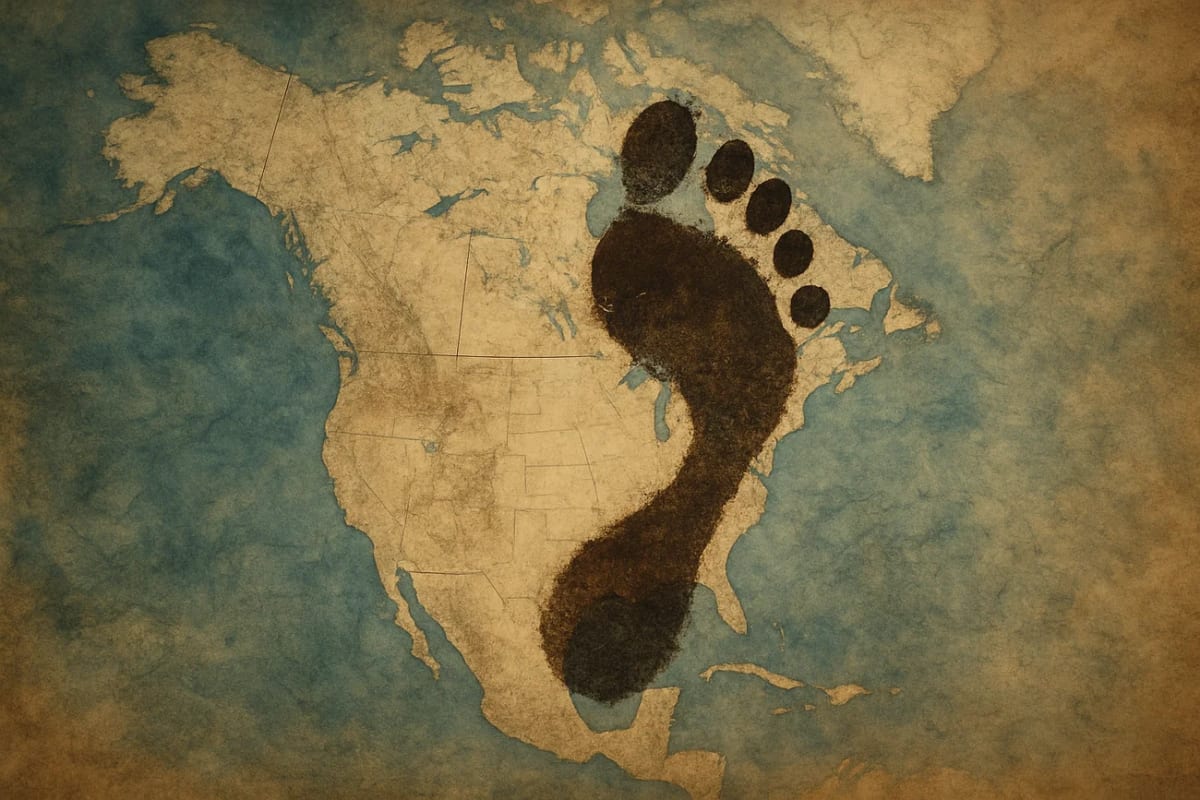 Huella humana en América del Norte