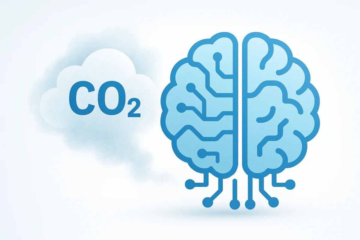 Inteligencia artificial generando emisiones de CO2