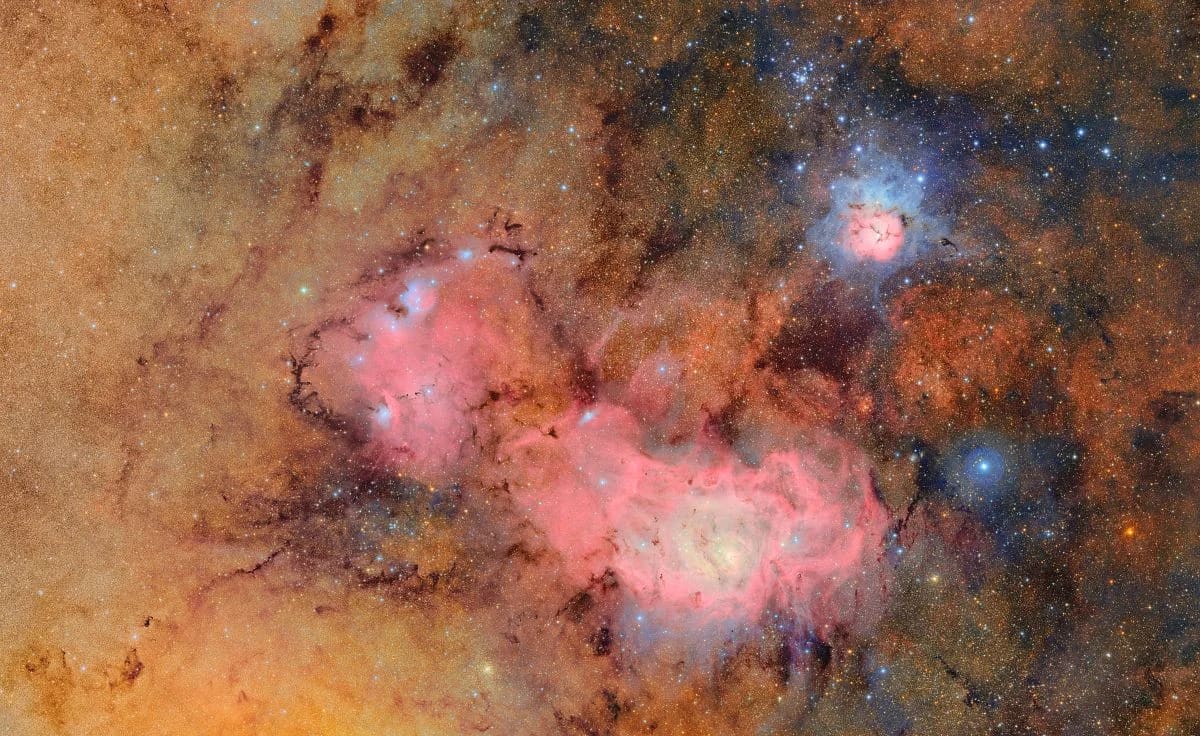 Nebulosas Trífida Rubin y Laguna