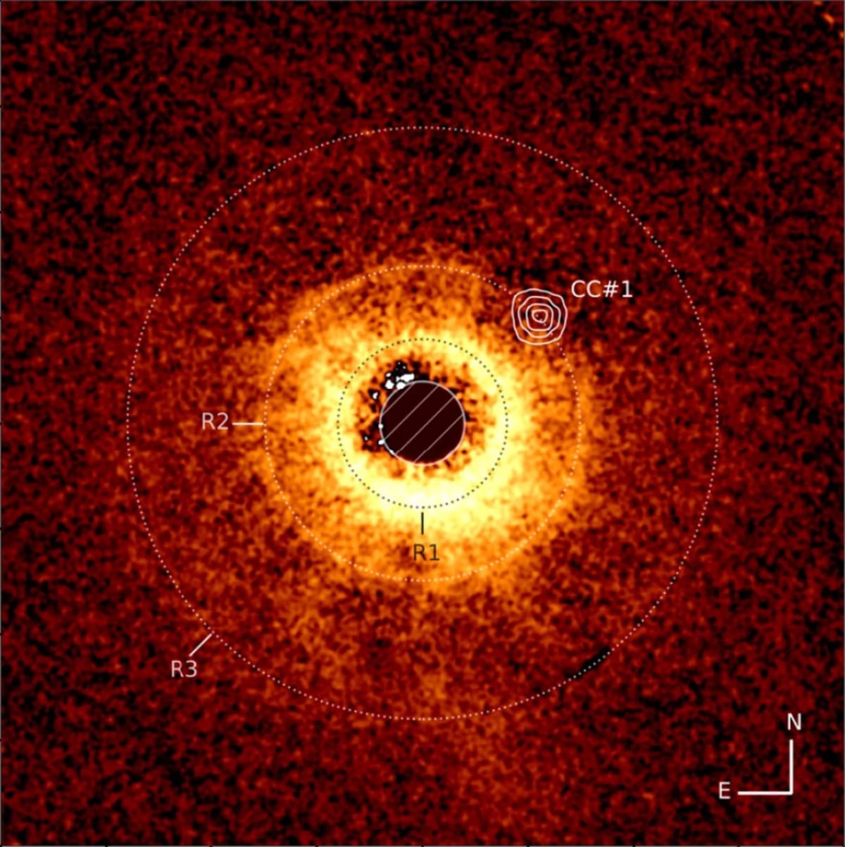 Disco protoplanetario de la estrella TWA 7