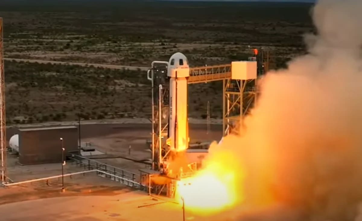 Cohete New Shepard de Blue Origin