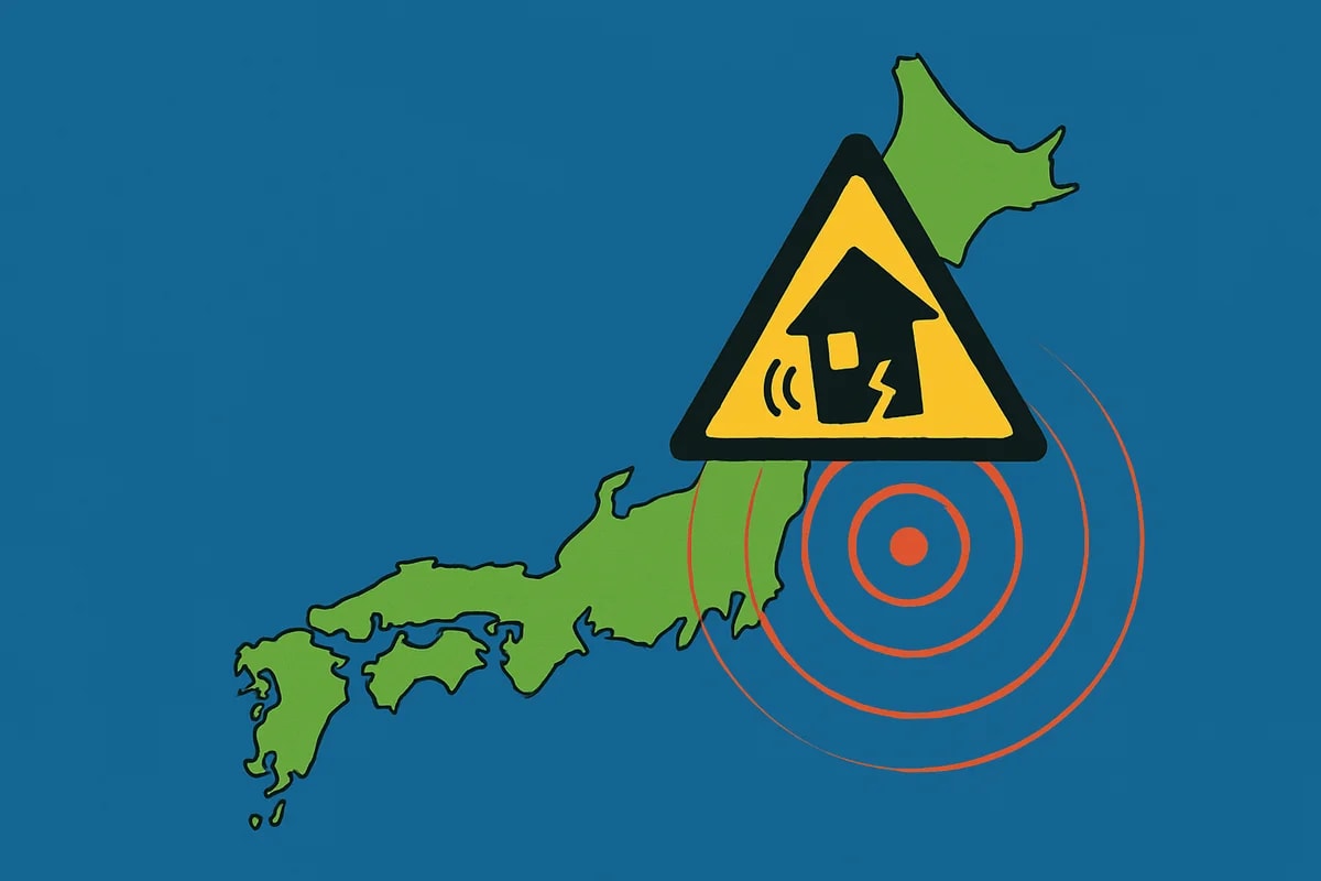 Mapa estilizado de Japón