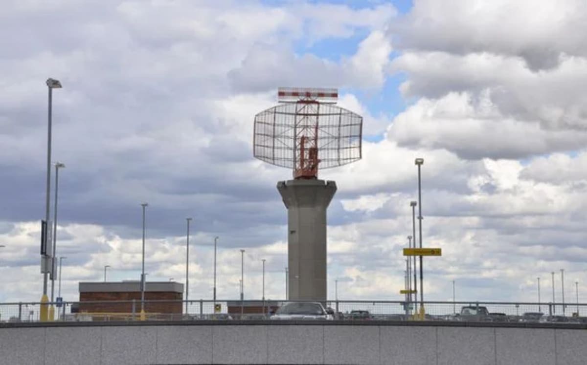 Radar en el aeropuerto de Heathrow