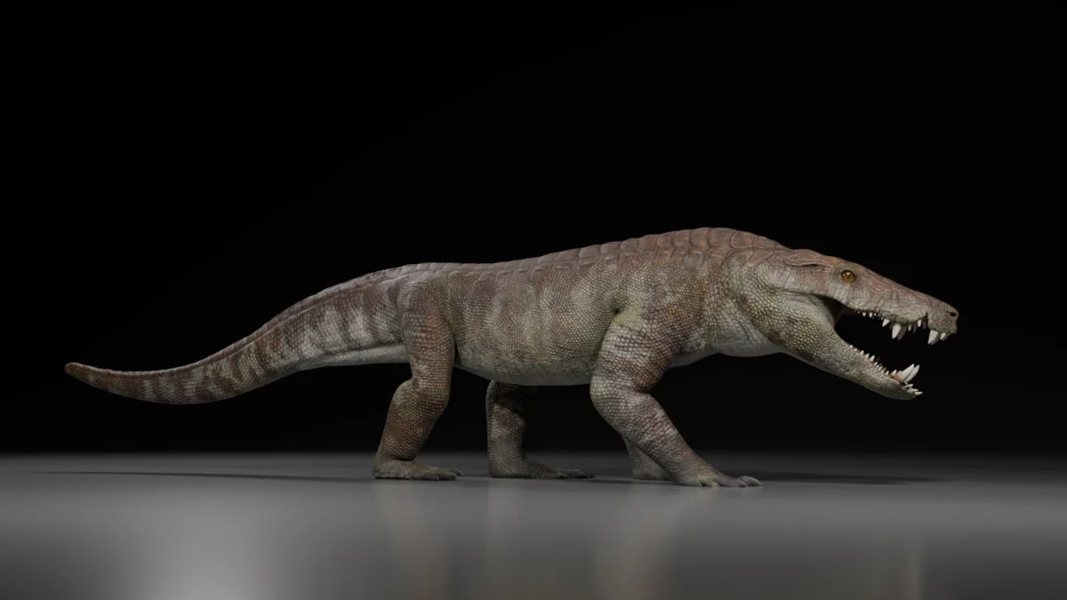 Restauración de vida del Kostensuchus atrox de 3 metros de largo