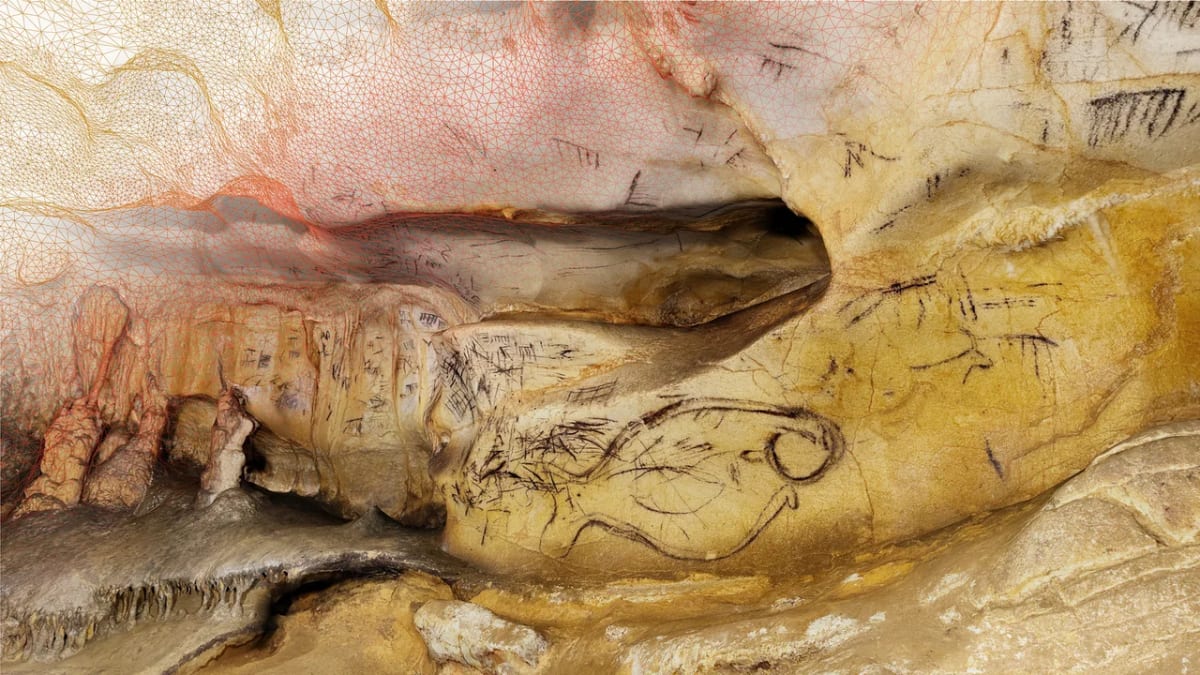 Reconstrucción digital en 3D de la cueva de La Pileta realizada por investigadores de la Universidad de Sevilla