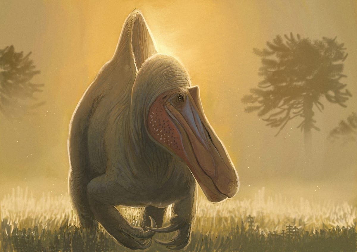 Recreación artística de Camarillasaurus cirugedae, dinosaurio del Cretácico temprano descubierto en España