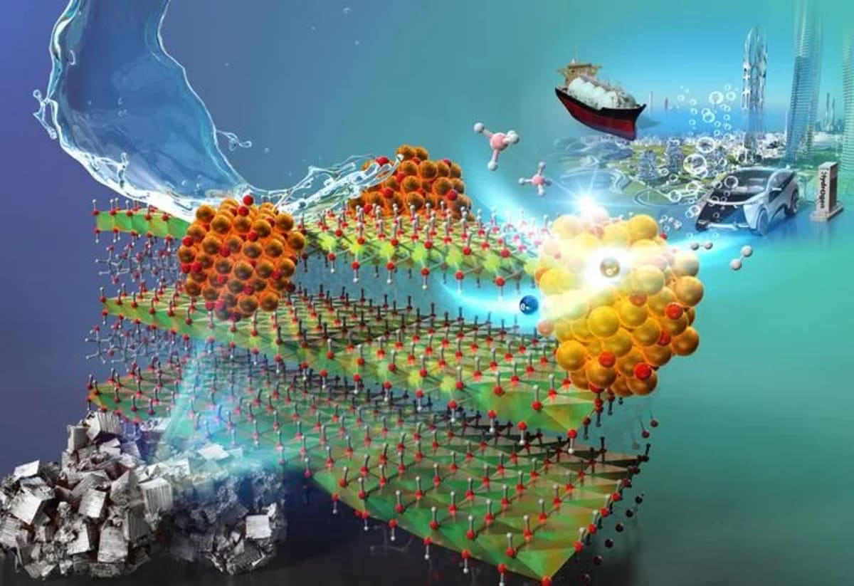 Catalizador de óxido verde modificado con cobre para producción eficiente de hidrógeno