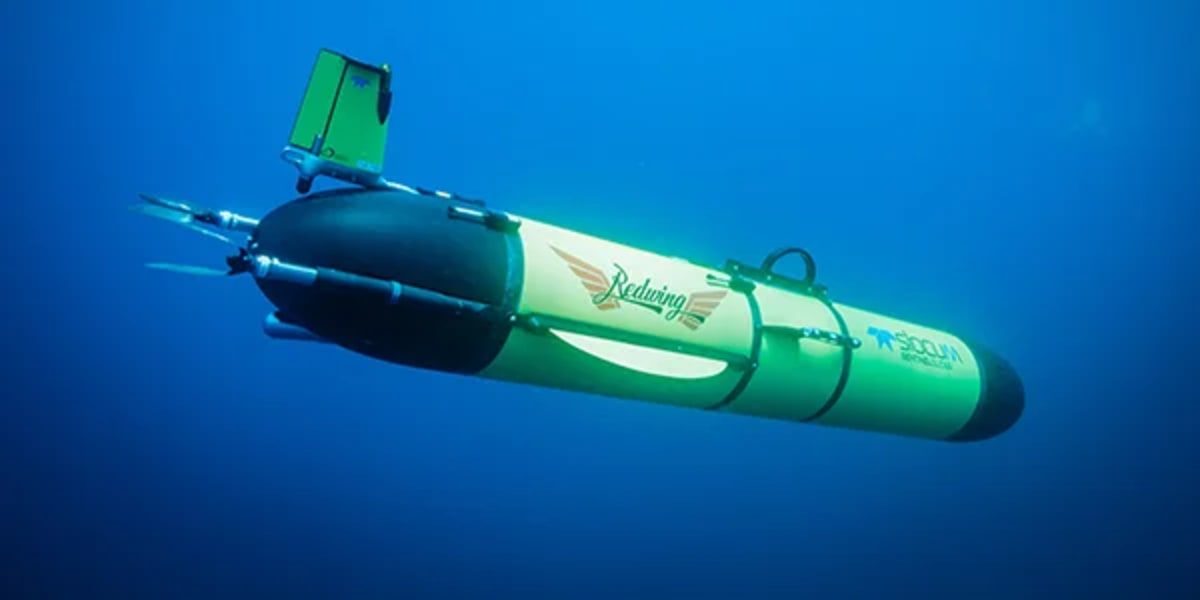 El Slocum Sentinel Glider, también conocido como “Redwing”, representa una nueva generación de robótica oceánica.