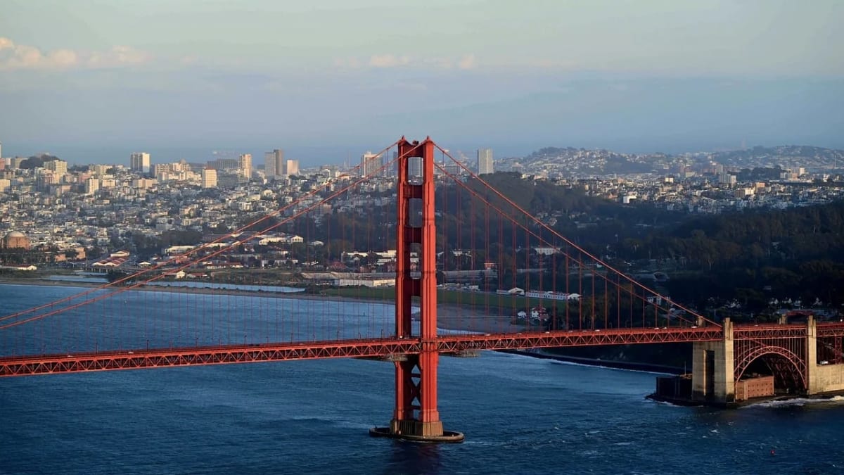 Puente Golden Gate sobre la bahía de San Francisco