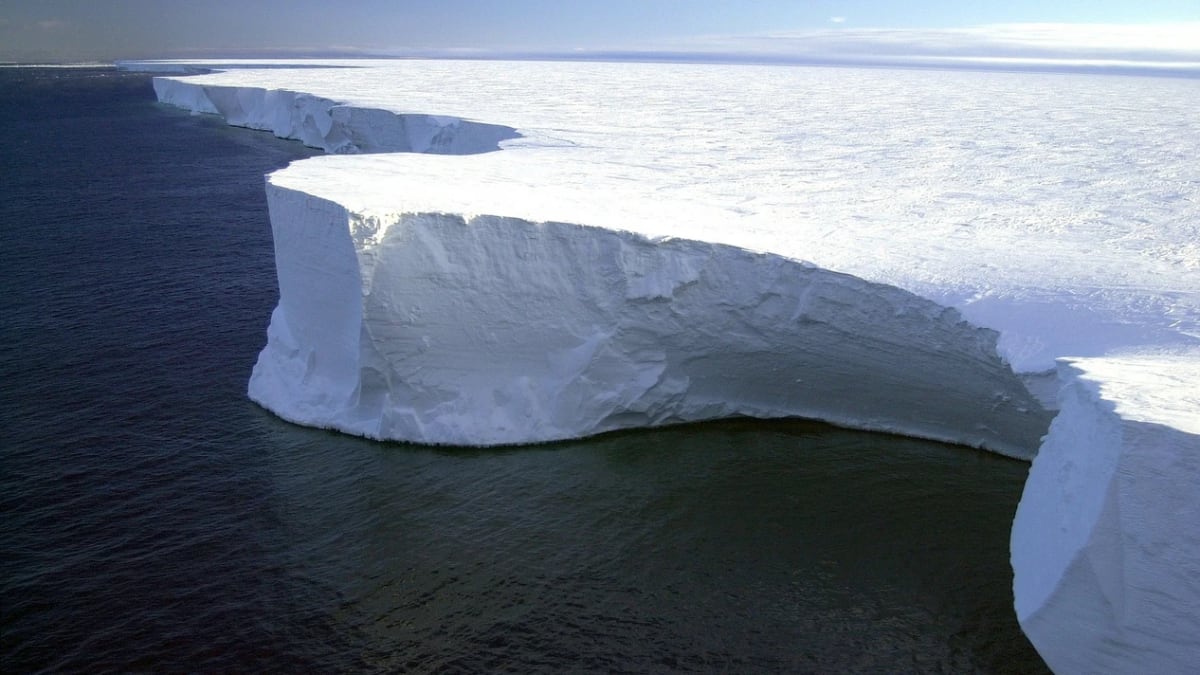 Glaciar Thwaites en la Antártida