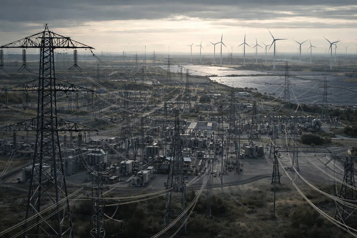 Red eléctrica saturada frente a renovables