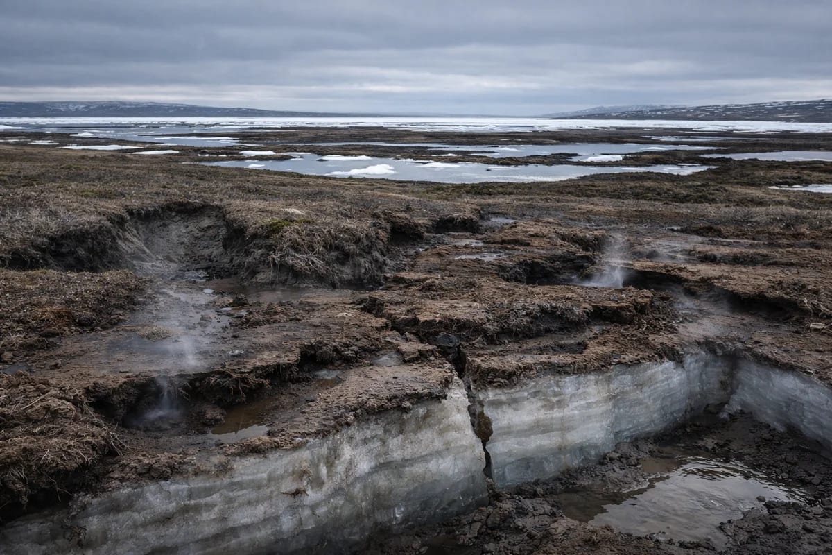 Permafrost en deshielo