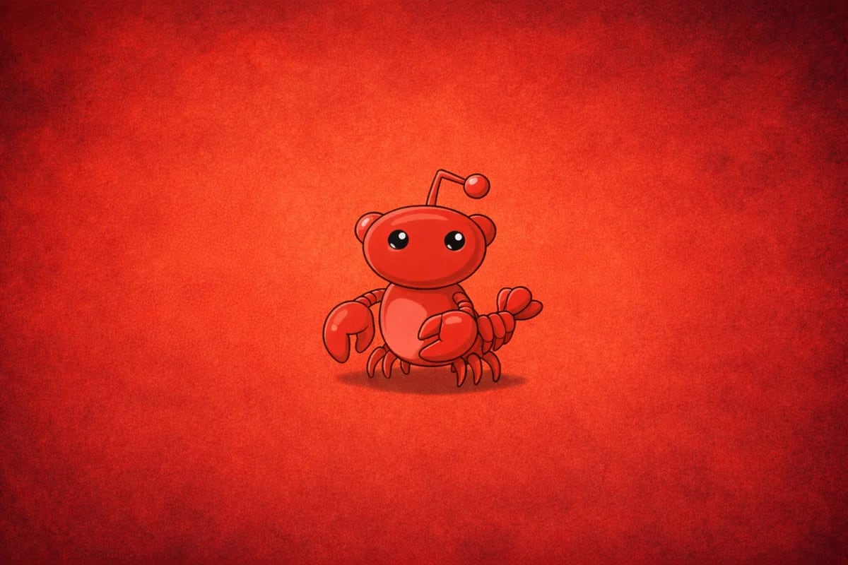 Mascota roja de Moltbook