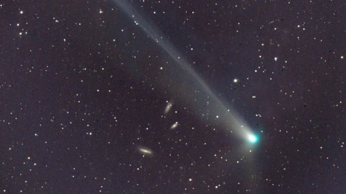 Cometa C/2024 E1 observado en el espacio