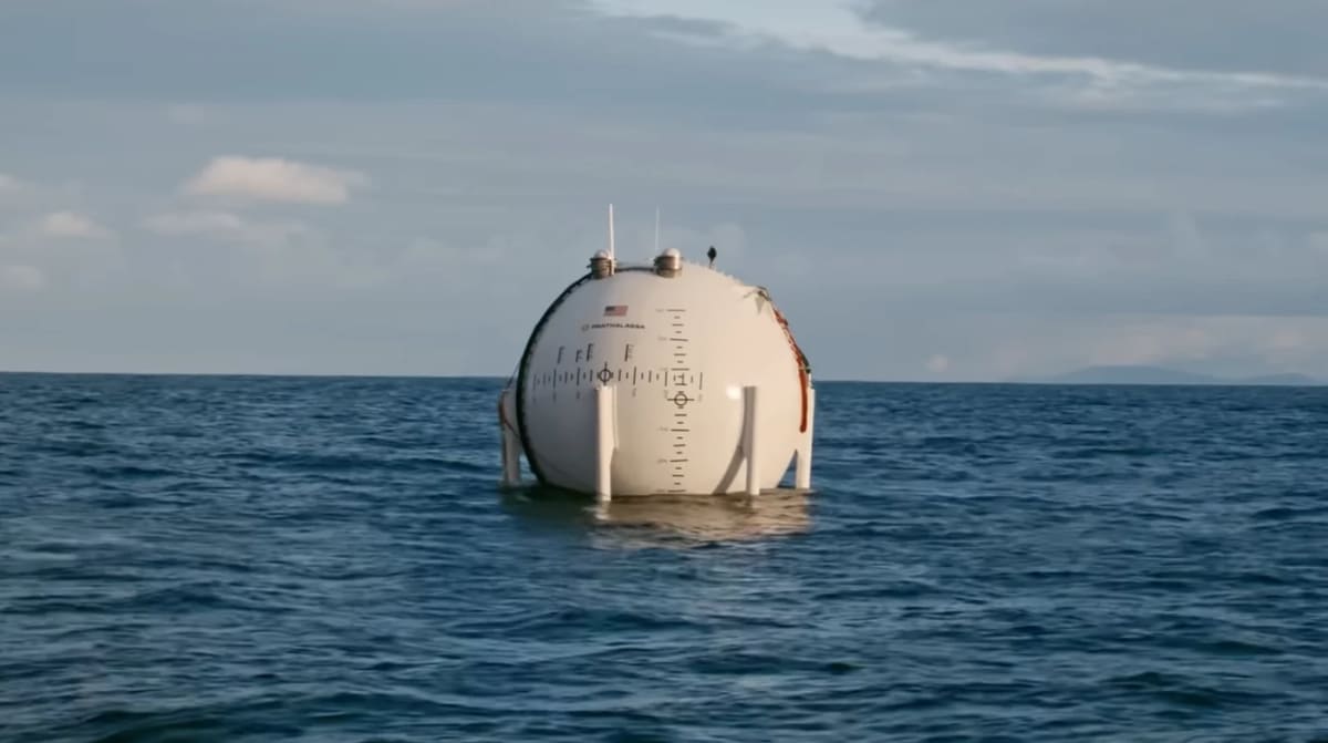 Esfera flotante para generación de energía undimotriz en el mar