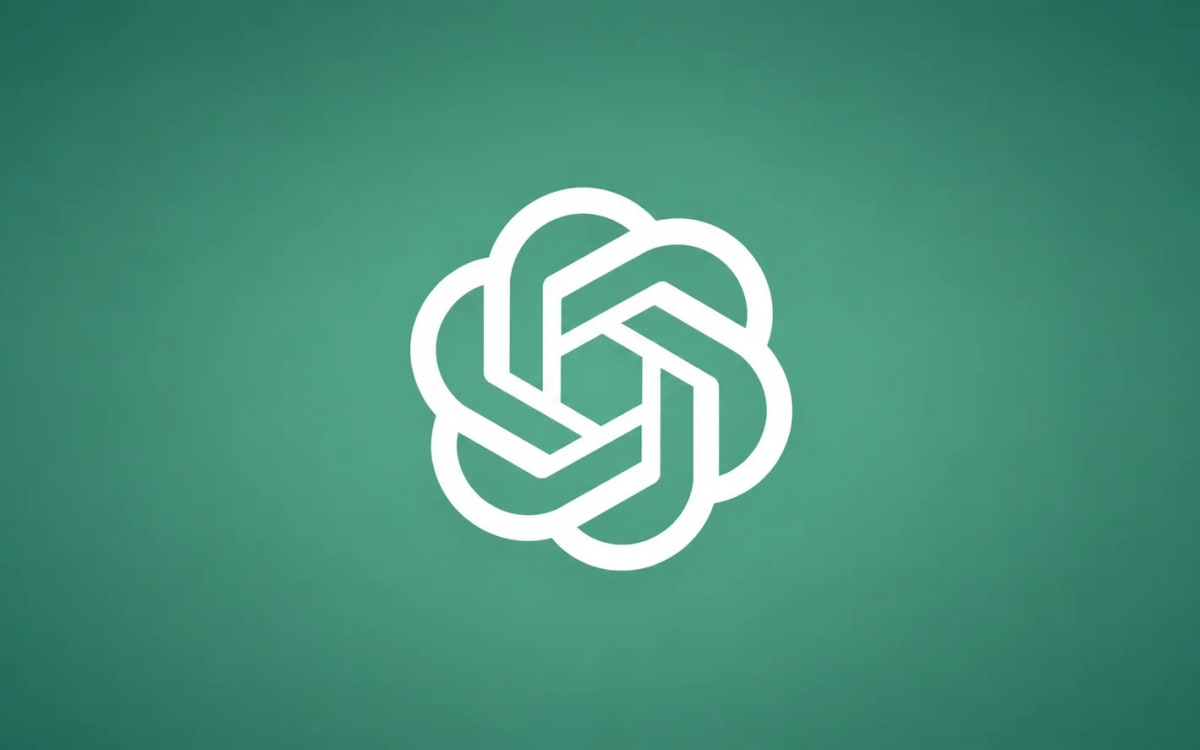 Logo de GPT sobre fondo verde difuminado