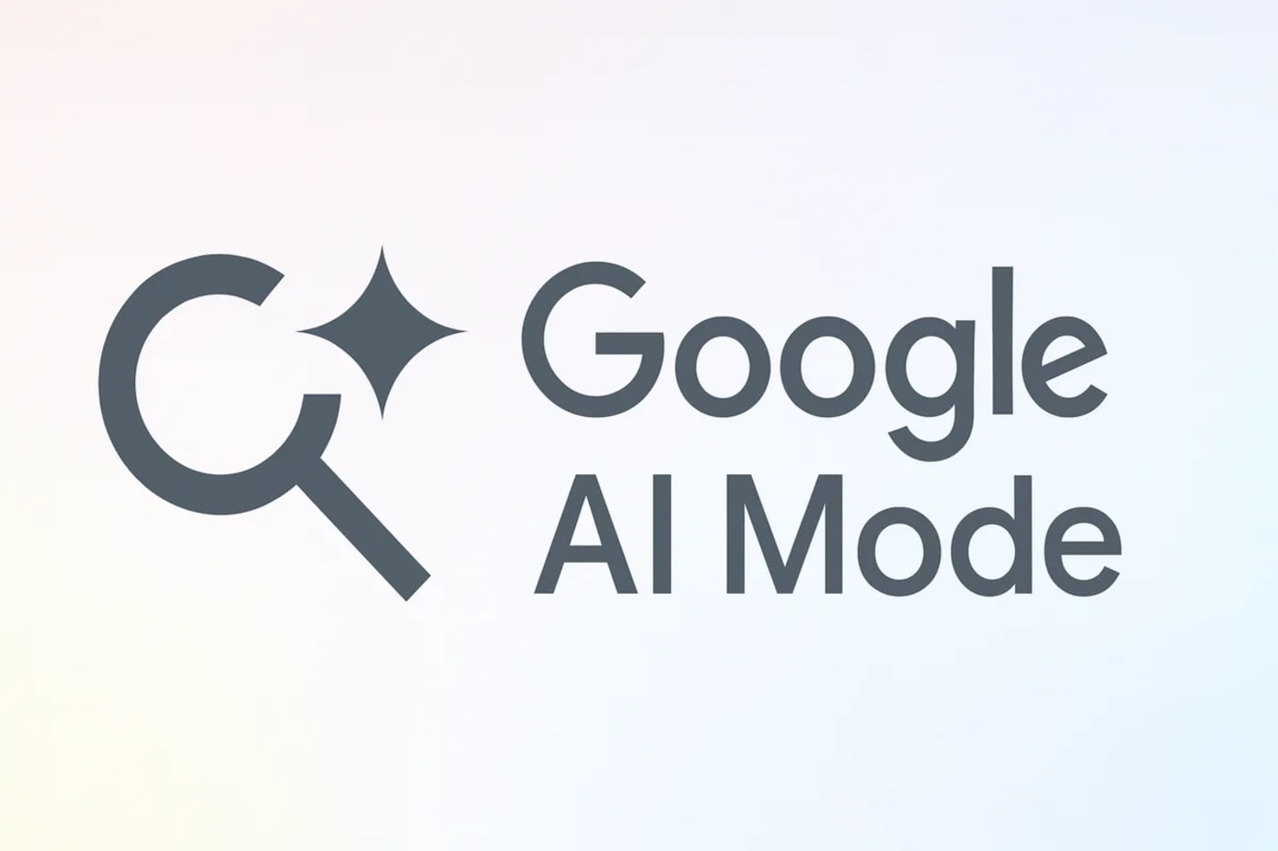Logo de Google AI Mode sobre fondo claro