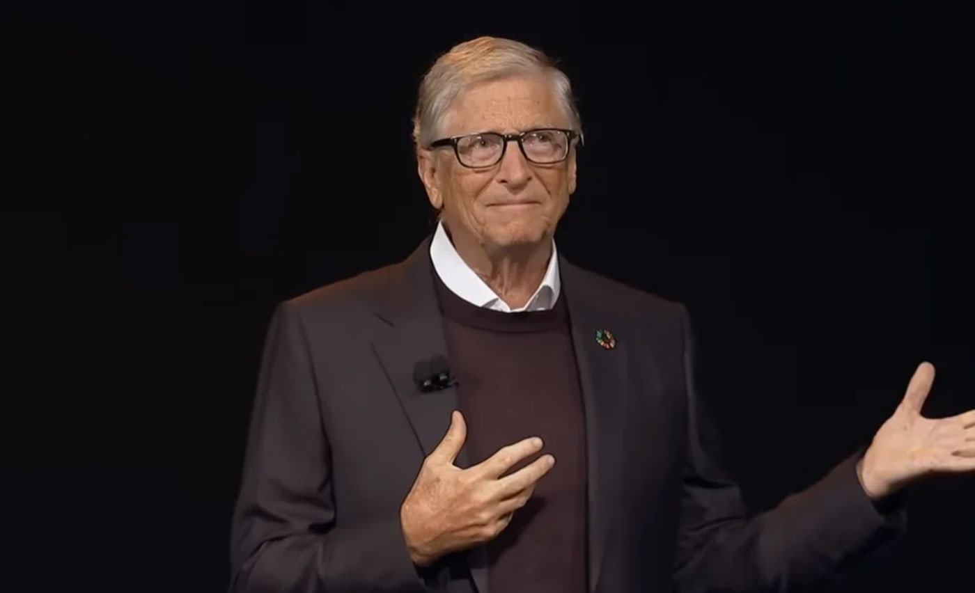 Bill Gates en una conferencia
