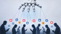 Mano robótica controla a usuarios de redes sociales