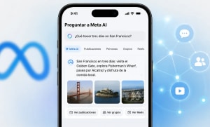 Teléfono con buscador de Meta AI en español
