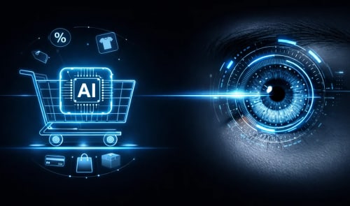 IA aplicada al comercio digital con verificación biométrica ocular.