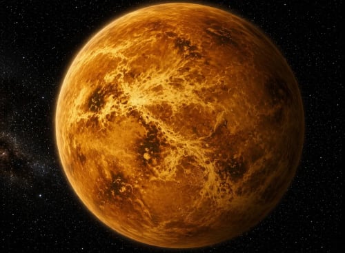 Planeta Venus visto desde el espacio